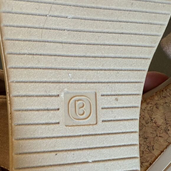 LifeStride Riley Bzees Airstep Beige Sandals Washable Slingback Wedge size 36/6M - Picture 8 of 11